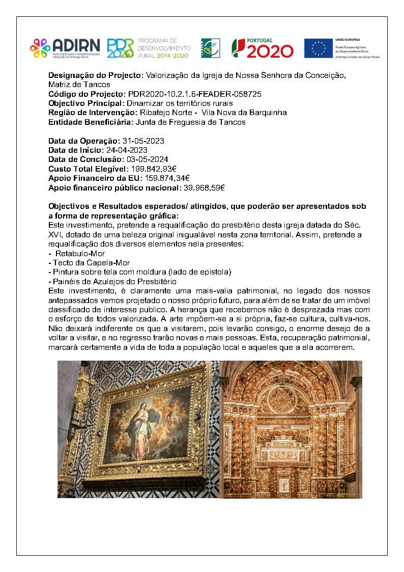 Ficha de Projecto Final Beneficiários